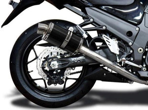 DELKEVIC Kawasaki Ninja ZX-14R Full Exhaust System with DS70 9" Carbon Silencers – Accessories in the 2WheelsHero Motorcycle Aftermarket Accessories and Parts Online Shop