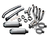 DELKEVIC Kawasaki Ninja ZX-14R Full Exhaust System with 13.5" Titanium X-Oval Silencers – Accessories in the 2WheelsHero Motorcycle Aftermarket Accessories and Parts Online Shop