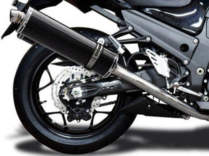 DELKEVIC Kawasaki Ninja ZX-14R Full Exhaust System with Stubby 18" Carbon Silencers – Accessories in the 2WheelsHero Motorcycle Aftermarket Accessories and Parts Online Shop