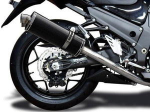 DELKEVIC Kawasaki Ninja ZX-14R Full Exhaust System with Stubby 14" Carbon Silencers – Accessories in the 2WheelsHero Motorcycle Aftermarket Accessories and Parts Online Shop