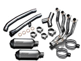 DELKEVIC Kawasaki Ninja ZX-14R Full Exhaust System with 10" Titanium X-Oval Silencers – Accessories in the 2WheelsHero Motorcycle Aftermarket Accessories and Parts Online Shop