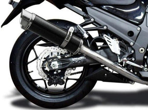 DELKEVIC Kawasaki Ninja ZX-14R Full Exhaust System with DL10 14" Carbon Silencers – Accessories in the 2WheelsHero Motorcycle Aftermarket Accessories and Parts Online Shop