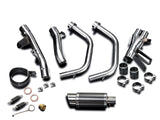 DELKEVIC Honda CB500 / CBR500R Full Exhaust System with Mini 8" Carbon Silencer – Accessories in the 2WheelsHero Motorcycle Aftermarket Accessories and Parts Online Shop