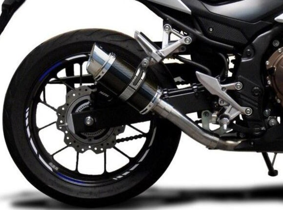 DELKEVIC Honda CB500 / CBR500R Full Exhaust System with Mini 8