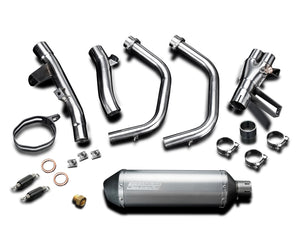 DELKEVIC Honda CB500 / CBR500R Full Exhaust System with 13.5" Titanium X-Oval Silencer – Accessories in the 2WheelsHero Motorcycle Aftermarket Accessories and Parts Online Shop