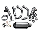 DELKEVIC Honda CB500 / CBR500R Full Exhaust System with 10" Titanium X-Oval Silencer – Accessories in the 2WheelsHero Motorcycle Aftermarket Accessories and Parts Online Shop