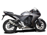 DELKEVIC Honda CB500 / CBR500R Full Exhaust System with 10" Titanium X-Oval Silencer – Accessories in the 2WheelsHero Motorcycle Aftermarket Accessories and Parts Online Shop