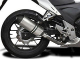 DELKEVIC Honda CB500 / CBR500R Full Exhaust System with 10" Titanium X-Oval Silencer – Accessories in the 2WheelsHero Motorcycle Aftermarket Accessories and Parts Online Shop