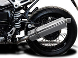 DELKEVIC BMW R nineT Slip-on Exhaust Stubby 17" Tri-Oval – Accessories in the 2WheelsHero Motorcycle Aftermarket Accessories and Parts Online Shop