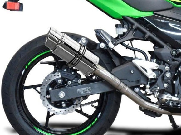 DELKEVIC Kawasaki Ninja 400 / Z400 Full Exhaust System with Mini 8