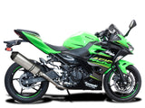 DELKEVIC Kawasaki Ninja 400 / Z400 Full Exhaust System with 13.5" Titanium X-Oval Silencer – Accessories in the 2WheelsHero Motorcycle Aftermarket Accessories and Parts Online Shop