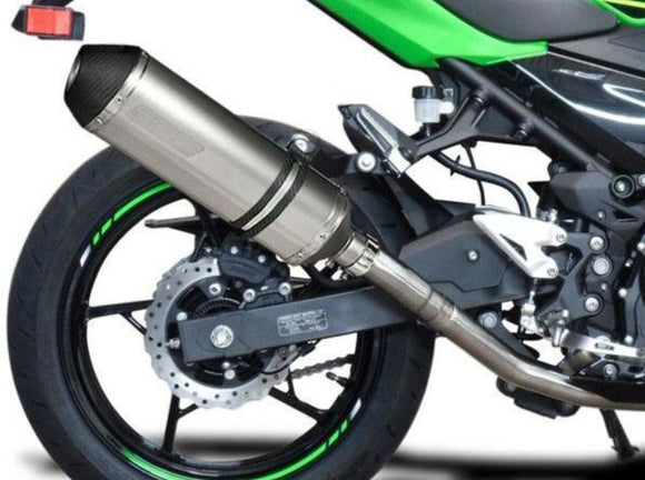 DELKEVIC Kawasaki Ninja 400 / Z400 Full Exhaust System with 13.5