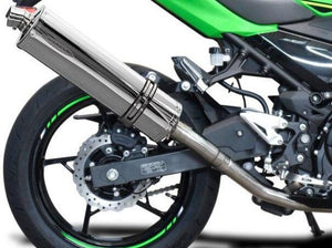 DELKEVIC Kawasaki Ninja 400 / Z400 Full Exhaust System with Stubby 18" Silencer – Accessories in the 2WheelsHero Motorcycle Aftermarket Accessories and Parts Online Shop