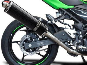 DELKEVIC Kawasaki Ninja 400 / Z400 Full Exhaust System with Stubby 18" Carbon Silencer – Accessories in the 2WheelsHero Motorcycle Aftermarket Accessories and Parts Online Shop