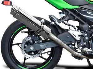 DELKEVIC Kawasaki Ninja 400 / Z400 Full Exhaust System with SL10 14" Silencer – Accessories in the 2WheelsHero Motorcycle Aftermarket Accessories and Parts Online Shop