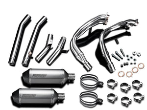 DELKEVIC Suzuki GSXR1300 Hayabusa (99/07) Full 4-2 Exhaust System with 10" X-Oval Titanium Silencers – Accessories in the 2WheelsHero Motorcycle Aftermarket Accessories and Parts Online Shop