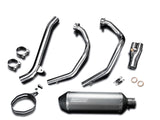 DELKEVIC Honda CRF1000L Africa Twin (16/19) Full 2-1 Exhaust System with 13.5" Titanium X-Oval Silencer – Accessories in the 2WheelsHero Motorcycle Aftermarket Accessories and Parts Online Shop