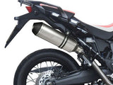 DELKEVIC Honda CRF1000L Africa Twin (16/19) Full 2-1 Exhaust System with 13.5" Titanium X-Oval Silencer – Accessories in the 2WheelsHero Motorcycle Aftermarket Accessories and Parts Online Shop