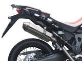 DELKEVIC Honda CRF1000L Africa Twin (16/19) Full 2-1 Exhaust System with 13" Tri-Oval Silencer – Accessories in the 2WheelsHero Motorcycle Aftermarket Accessories and Parts Online Shop