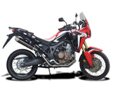 DELKEVIC Honda CRF1000L Africa Twin (16/19) Full 2-1 Exhaust System with DL10 14" Carbon Silencer – Accessories in the 2WheelsHero Motorcycle Aftermarket Accessories and Parts Online Shop