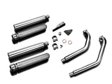 DELKEVIC Kawasaki VN900 Vulcan Full Exhaust System "Bull Nose 21" – Accessories in the 2WheelsHero Motorcycle Aftermarket Accessories and Parts Online Shop