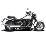 DELKEVIC Kawasaki VN900 Vulcan Full Exhaust System "Bull Nose 21" – Accessories in the 2WheelsHero Motorcycle Aftermarket Accessories and Parts Online Shop