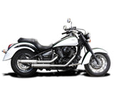 DELKEVIC Kawasaki VN900 Vulcan Full Exhaust System "Bull Nose 16" – Accessories in the 2WheelsHero Motorcycle Aftermarket Accessories and Parts Online Shop