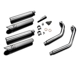 DELKEVIC Kawasaki VN900 Vulcan Full Exhaust System "Slash Cut 21" – Accessories in the 2WheelsHero Motorcycle Aftermarket Accessories and Parts Online Shop