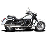 DELKEVIC Kawasaki VN900 Vulcan Full Exhaust System "Slash Cut 21" – Accessories in the 2WheelsHero Motorcycle Aftermarket Accessories and Parts Online Shop