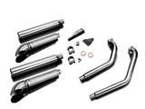 DELKEVIC Kawasaki VN900 Vulcan Full Exhaust System "Curved Out 21" – Accessories in the 2WheelsHero Motorcycle Aftermarket Accessories and Parts Online Shop