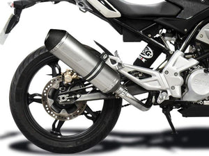 DELKEVIC BMW G310R (16/19) Full Exhaust System 13.5" X-Oval Titanium – Accessories in the 2WheelsHero Motorcycle Aftermarket Accessories and Parts Online Shop