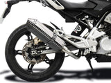 DELKEVIC BMW G310R (16/19) Full Exhaust System 13" Tri-Oval – Accessories in the 2WheelsHero Motorcycle Aftermarket Accessories and Parts Online Shop