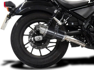 DELKEVIC Honda CMX300/500 Rebel Slip-on Exhaust Mini 8" Carbon – Accessories in the 2WheelsHero Motorcycle Aftermarket Accessories and Parts Online Shop