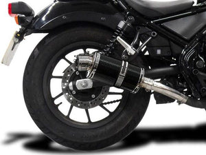 DELKEVIC Honda CMX300/500 Rebel Slip-on Exhaust DS70 9" Carbon – Accessories in the 2WheelsHero Motorcycle Aftermarket Accessories and Parts Online Shop