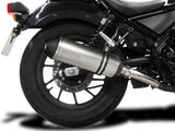 DELKEVIC Honda CMX300/500 Rebel Slip-on Exhaust 13.5" X-Oval Titanium – Accessories in the 2WheelsHero Motorcycle Aftermarket Accessories and Parts Online Shop