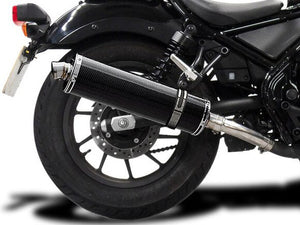 DELKEVIC Honda CMX300/500 Rebel Slip-on Exhaust Stubby 18" Carbon – Accessories in the 2WheelsHero Motorcycle Aftermarket Accessories and Parts Online Shop