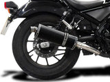 DELKEVIC Honda CMX300/500 Rebel Slip-on Exhaust Stubby 14" Carbon – Accessories in the 2WheelsHero Motorcycle Aftermarket Accessories and Parts Online Shop