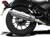 DELKEVIC Honda CMX300/500 Rebel Slip-on Exhaust Stubby 17" Tri-Oval – Accessories in the 2WheelsHero Motorcycle Aftermarket Accessories and Parts Online Shop