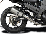 DELKEVIC Kawasaki Ninja ZX-14 (08/11) Full Exhaust System with 10" X-Oval Titanium Silencers – Accessories in the 2WheelsHero Motorcycle Aftermarket Accessories and Parts Online Shop