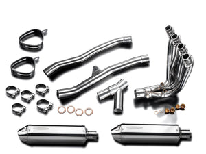 DELKEVIC Kawasaki Ninja ZX-14 (08/11) Full Exhaust System with 13" Tri-Oval Silencers – Accessories in the 2WheelsHero Motorcycle Aftermarket Accessories and Parts Online Shop