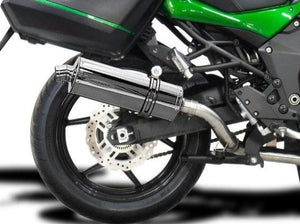 DELKEVIC Kawasaki Versys 1000 Full Exhaust System with Stubby 14" Silencer – Accessories in the 2WheelsHero Motorcycle Aftermarket Accessories and Parts Online Shop