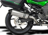 DELKEVIC Kawasaki Versys 1000 Full Exhaust System with 13.5" Titanium X-Oval Silencer – Accessories in the 2WheelsHero Motorcycle Aftermarket Accessories and Parts Online Shop