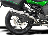 DELKEVIC Kawasaki Versys 1000 Full Exhaust System with 13" Tri-Oval Silencer – Accessories in the 2WheelsHero Motorcycle Aftermarket Accessories and Parts Online Shop