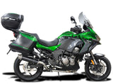 DELKEVIC Kawasaki Versys 1000 Full Exhaust System with DL10 14" Carbon Silencer – Accessories in the 2WheelsHero Motorcycle Aftermarket Accessories and Parts Online Shop