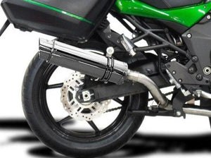 DELKEVIC Kawasaki Versys 1000 Full Exhaust System with SL10 14" Silencer – Accessories in the 2WheelsHero Motorcycle Aftermarket Accessories and Parts Online Shop