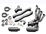 DELKEVIC Kawasaki GTR1400 / Concours 14 Full Dual Exhaust System Mini 8" – Accessories in the 2WheelsHero Motorcycle Aftermarket Accessories and Parts Online Shop