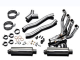 DELKEVIC Kawasaki GTR1400 / Concours 14 Full Dual Exhaust System Stubby 14" – Accessories in the 2WheelsHero Motorcycle Aftermarket Accessories and Parts Online Shop