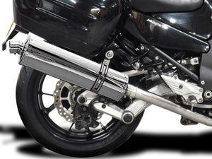 DELKEVIC Kawasaki GTR1400 / Concours 14 Full Dual Exhaust System Stubby 18" – Accessories in the 2WheelsHero Motorcycle Aftermarket Accessories and Parts Online Shop