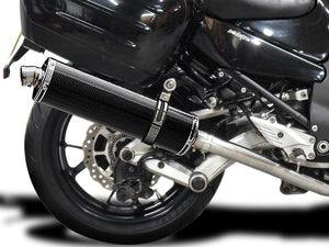 DELKEVIC Kawasaki GTR1400 / Concours 14 Full Dual Exhaust System Stubby 18" Carbon – Accessories in the 2WheelsHero Motorcycle Aftermarket Accessories and Parts Online Shop