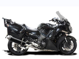 DELKEVIC Kawasaki GTR1400 / Concours 14 Full Dual Exhaust System Stubby 18" Carbon – Accessories in the 2WheelsHero Motorcycle Aftermarket Accessories and Parts Online Shop